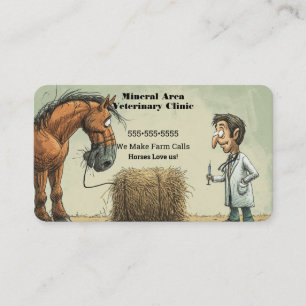 Lungny Equine Veterinary Affärskort Visitkort