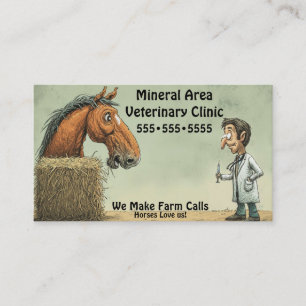 Lungny Equine Veterinary Affärskort Visitkort