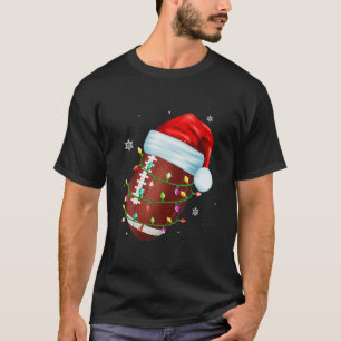 Lungny Football Snögubbe Julgran Pajamas T Shirt