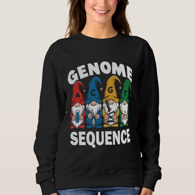 Lungny Genome Sequence Gnome Biology Scienc T Shirt (Framsida)