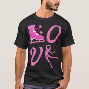 Lungny Ice Skating Figur Skates Sport T Shirt