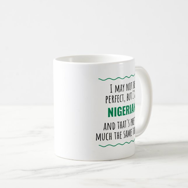 Lungny nigeriansk Nigeria Gift Idea Coffee Mugg (Framsida höger)