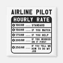 Lungny Pilot (timtaxa för luftfart) Magnet
