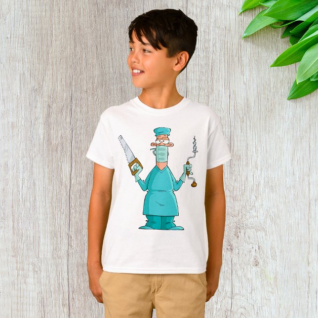 Lungny Surgeon Tecknad Superskoj Medical Humor T Shirt (Skapare uppladdad)