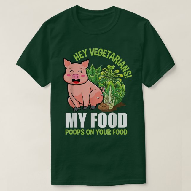 Lungny Vegetarian Say Veggie Plant Based Vegan M T Shirt (Design framsida)