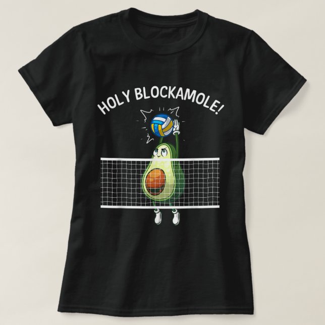 Lungny Volleyball För manar Women Heliga Guacamole T Shirt (Design framsida)