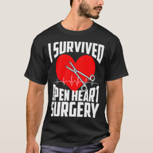 Lungnyck Open Heart Surgery Gift Manar Coola Överl T Shirt