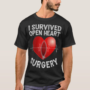 Lungnyck Open Heart Surgery Gift Manar Coola Överl T Shirt