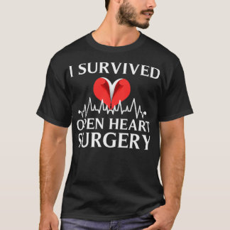 Lungnyck Open Heart Surgery Gift Manar Coola Överl T Shirt