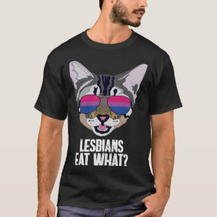 Lungnyttigt Cat Bisexual Lesbiskar Ötta Vad Bi Pri T Shirt