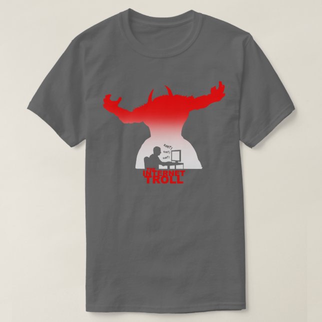 Lungnyttigt Internet Troll Tangentbord Warrior Soc T Shirt (Design framsida)