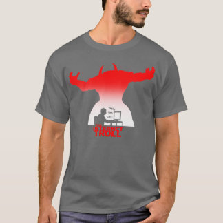 Lungnyttigt Internet Troll Tangentbord Warrior Soc T Shirt