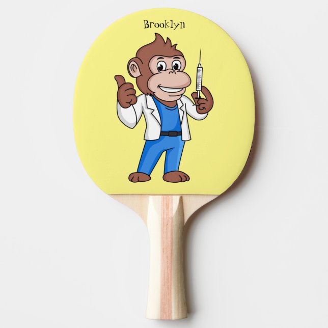 Lungorangutan tecknad doktor pingisracket (Framsidan)