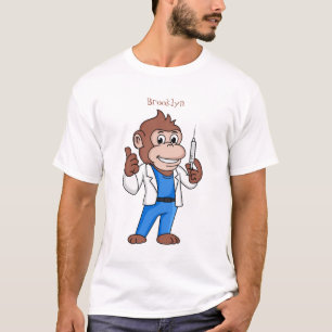 Lungorangutan tecknad doktor t shirt