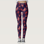 Lungrödkrabba, Kräftor Nautical Ocean  Leggings<br><div class="desc">Sparka tillbaka i dessa toppen roligtar med rödkrabba mönster. Perfekt för en strandsemester,  krabba eller hummerkoks,  som arbetar på gymmet och den dagliga kustnära bäran.</div>