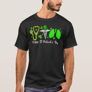 Lungs Andningssjuksköterska med terapapist Lycklig T Shirt