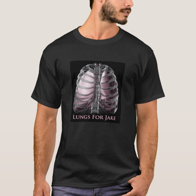Lungs för Jake T-shirt (Framsida)
