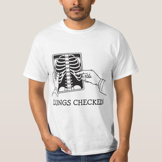Lungs Health Concept T-Shirt Design (Framsida)