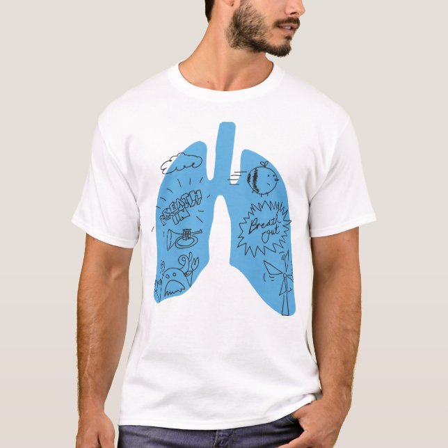lungs tee shirt (Framsida)