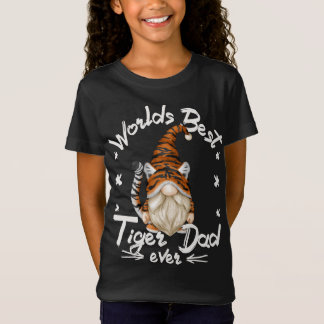 Lungt animaliskt utskrifts Gnome for Grandpa World T Shirt