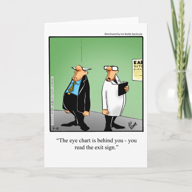 Lungt blankgratulationskort Humor Kort (Framsida)