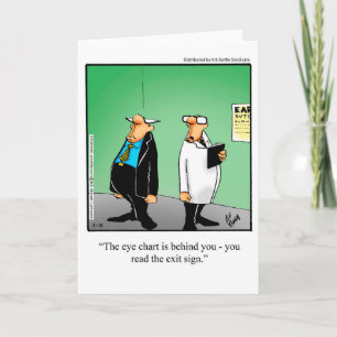 Lungt blankgratulationskort Humor Kort