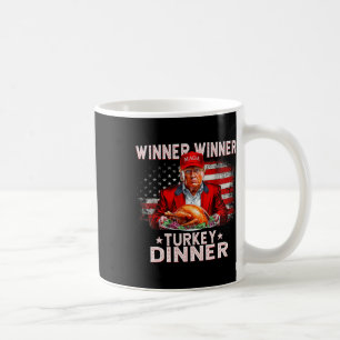 Lungt Trump Winner Vinner Turkiet Middag Thanksgiv Kaffemugg