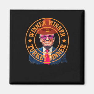 Lungt Trump Winner Vinner Turkiet Middag Thanksgiv Magnet