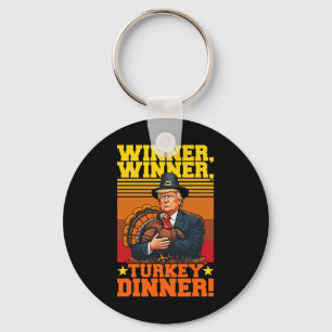 Lungt Trump Winner Vinner Turkiet Middag Thanksgiv Nyckelring