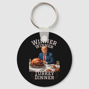 Lungt Trump Winner Vinner Turkiet Middag Thanksgiv Nyckelring