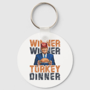 Lungt Trump Winner Vinner Turkiet Middag Thanksgiv Nyckelring
