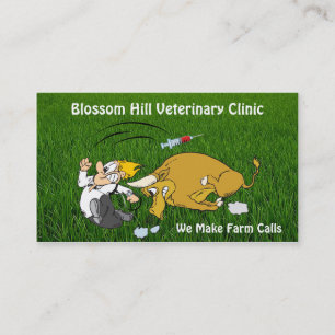 Lungt veterinärAffärskort Visitkort
