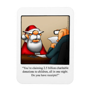 Lungtomten och IRS Humor Magnet Gift
