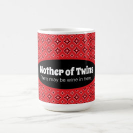 Lunj Mor i Twillingarna Red Bandana Coffee Mugg