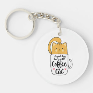 Lunj Orange Cat Coffee Mugg Cat Lover