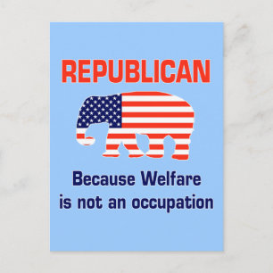 Lunj Republican - Welfare Vykort