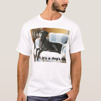 Lunk är det en hund liv tee shirt