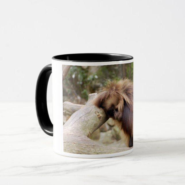 Lunkande apa mugg (Framsida vänster)
