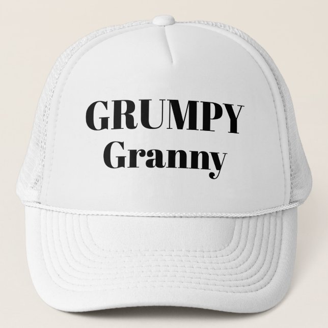 LUNL novelty baseball GRUMPY GRANNY Keps (Framsida)