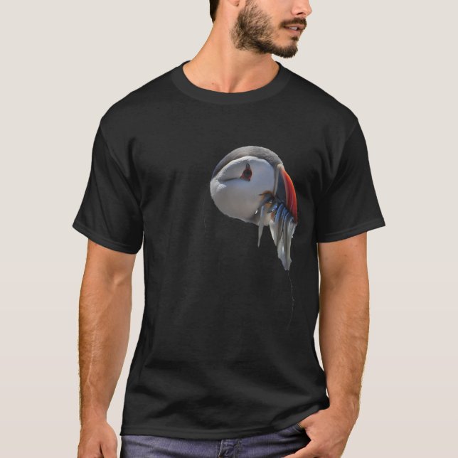 Lunnefiskefiske T Shirt (Framsida)