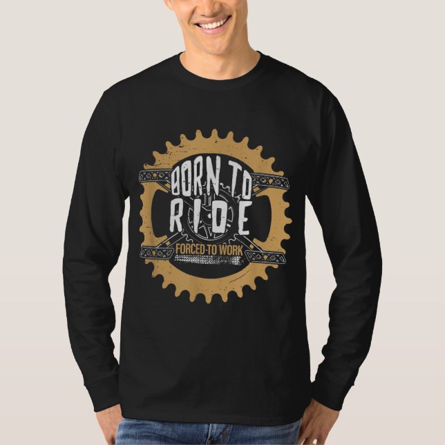 Lunnig Bike Biking MTB Dirt Trail Moto T Shirt (Framsida)