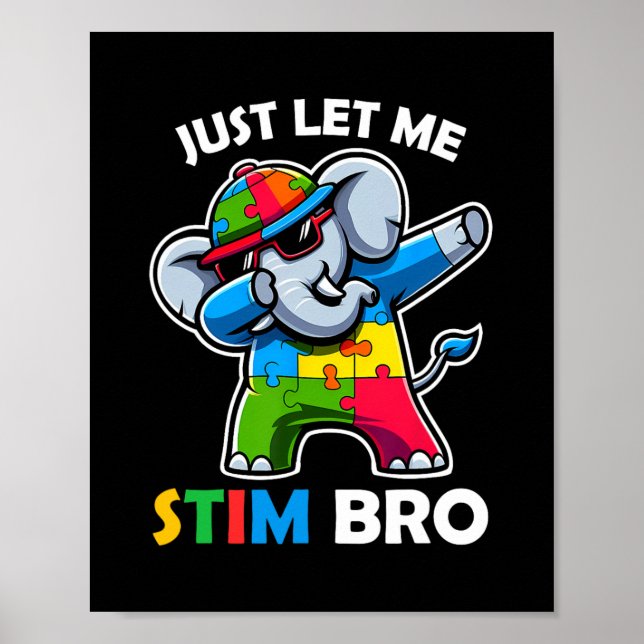 Lunny Autism Cute Autism Awareness Kids Poster (Framsidan)