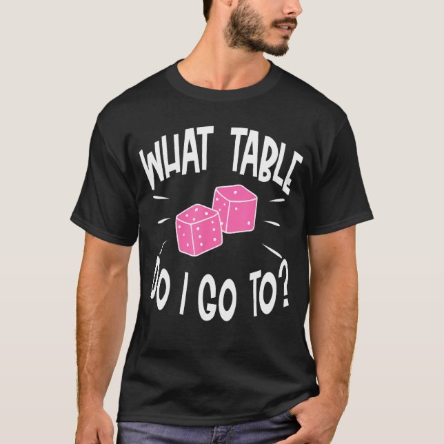 Lunny Bunco Player What Bord Dice Game Nght T Shirt (Framsida)
