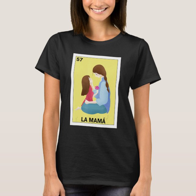 Lunny mexikan för Mamma - La Mamma T Shirt (Framsida)