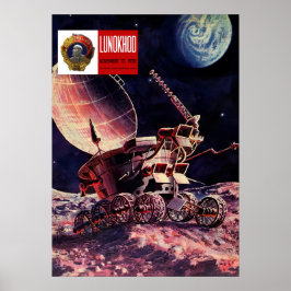 Lunokhod, Sovjetunionen, 1973 - Sovjetunionens vin Poster