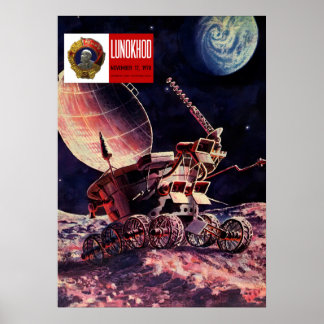 Lunokhod, Sovjetunionen, 1973 - Sovjetunionens vin Poster