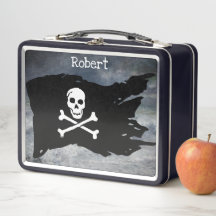 Lunstruta med Monogrammed Skull och Crossbone
