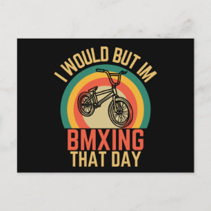 Lunt BMX Busy BMXing Dagen Biker Vykort