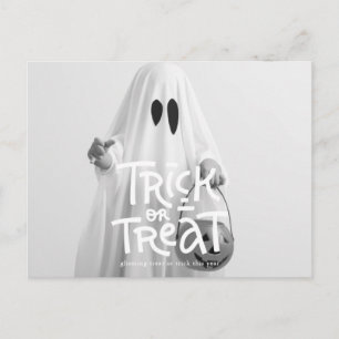 Lunt Halloween Ghosting Bus eller godis i år Vykort