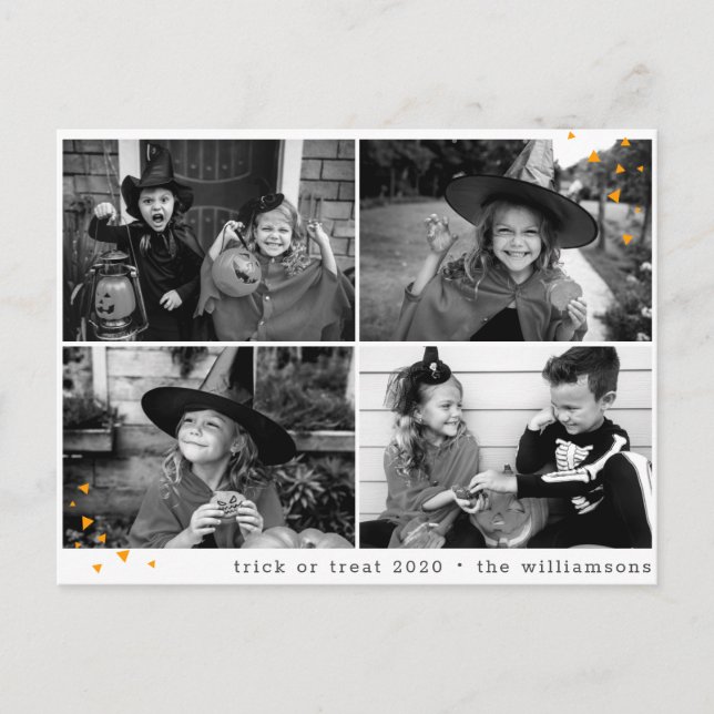 Lunt Halloween Ghosting Bus eller godis i år Vykort (Framsida)